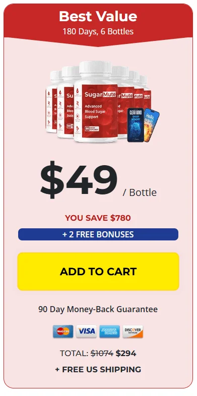 Sugarmute 6 bottles